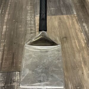 Blackstone Stainless Steel Flat Spatula with Black Handle